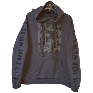 Taylor Swift Eras Tour Hoodie Sweatshirt Graphic Concert Spellout Size M